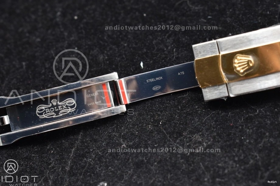 Edition Clean YG Steel 41 Dial on 904L Black 1:1 Bracelet Oyster SS DateJust Stick VR3235 126333 Best 0402